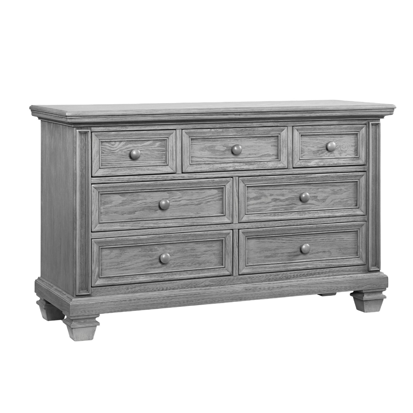 Richmond 56" Dresser with 7 Drawers by Soho Baby - Brushed Gray