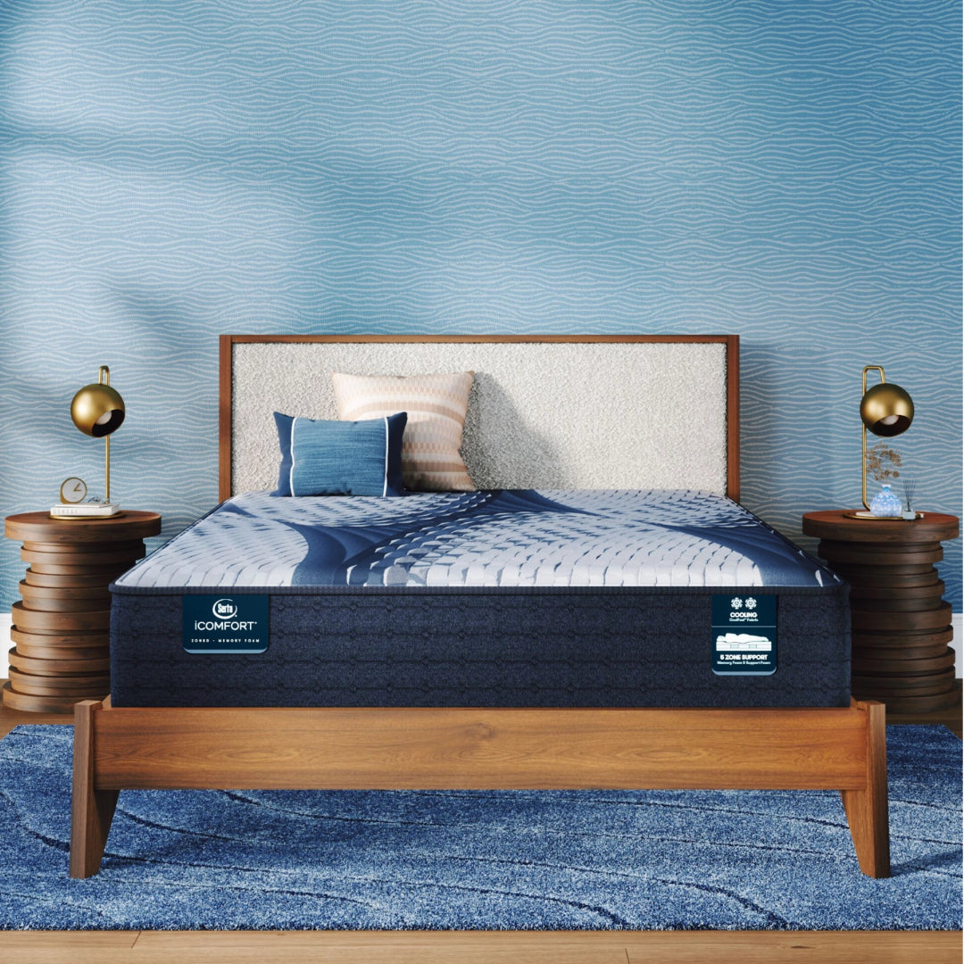 Serta iComfort Aveda 12" Medium Tight Top Mattress - Blue