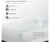 PureCare ReversaTemp 5-Sided Queen Size Mattress Protector with Reversible Cooling or Warming Sleep Surface - White - Curacao