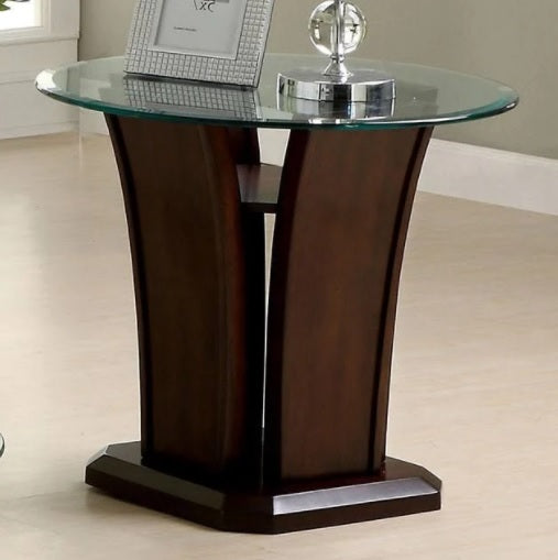 Mesa auxiliar Manhattan de 22,25" de Furniture of America 