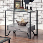 Mesa auxiliar Ponderay de 24" con cajón de Furniture of America