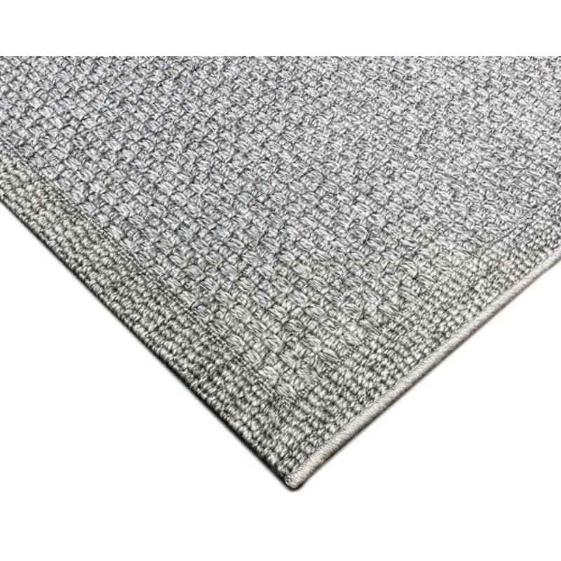 Tufan 4' x 6' Element-01 Power Loomed Rectangle Rug in Polypropylene - Dark Gray