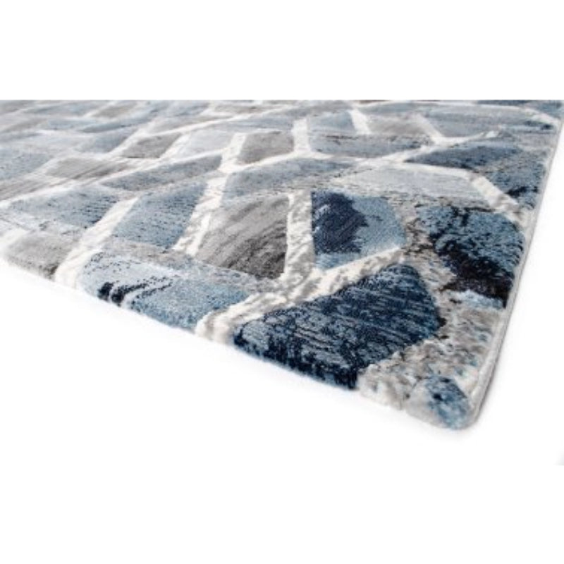 Tufan Renata 5' x 8' Polypropylene Rug - Gray/Blue