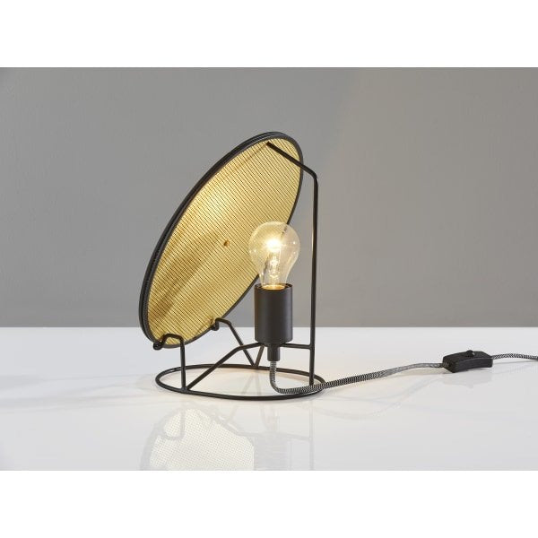 Adesso Contemporary 12" Gilroy Table Lantern - Black