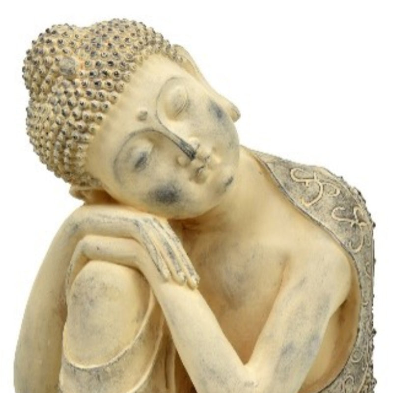 Three Hands 13.75" Buddha Sculpture - Beige