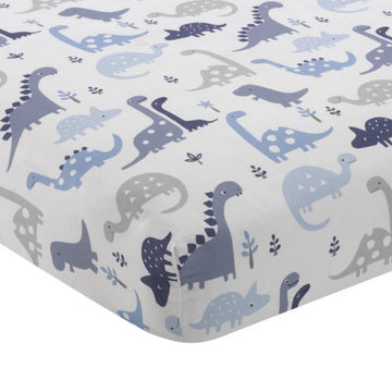 Bedtime Originals Dinosaur Baby Fitted Crib Sheet - Multicolor