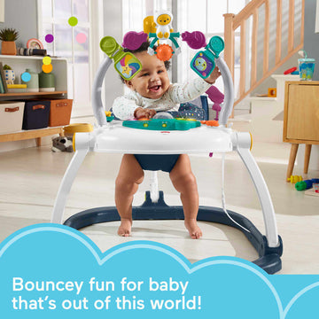 Fisher-Price Astro Kitty Spacesaver Jumperoo with Lights and Sounds - Multicolor