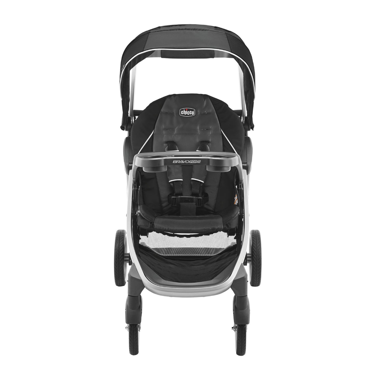 Chicco BravoFor2 Standing/Sitting Double Stroller - Iron