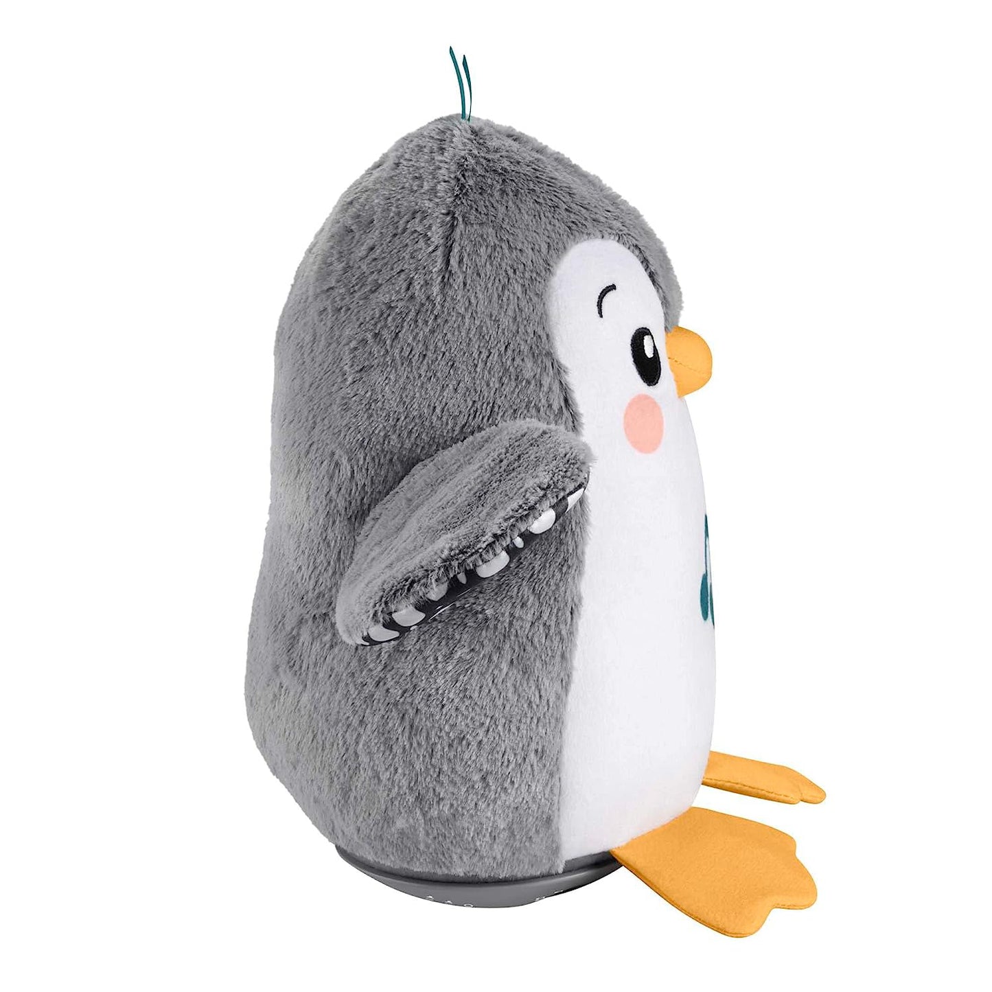 Peluche de pingüino con movimiento oscilante y con 9" de Fisher-Price, color negro y blanco