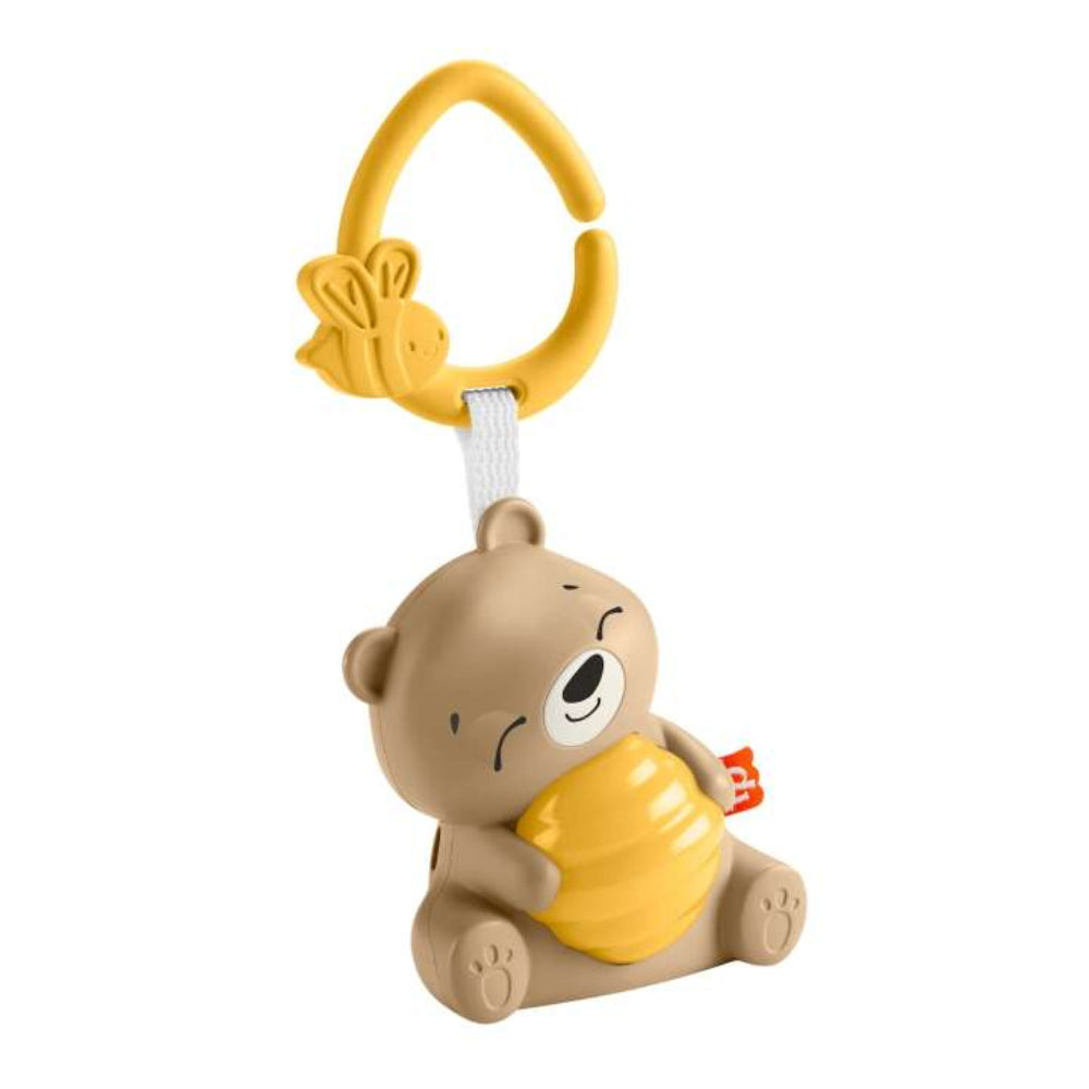 Fisher-Price Beary Soothing Portable Baby Sound Machine with Customizable Timer - Multicolor