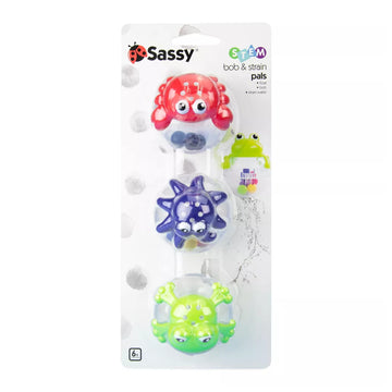 Sassy Bob and Strain Bath Pals (Set of 3)