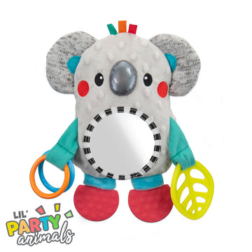 Espejo sensorial colgante para cochecito con forma de koala de 14,5" de Sassy