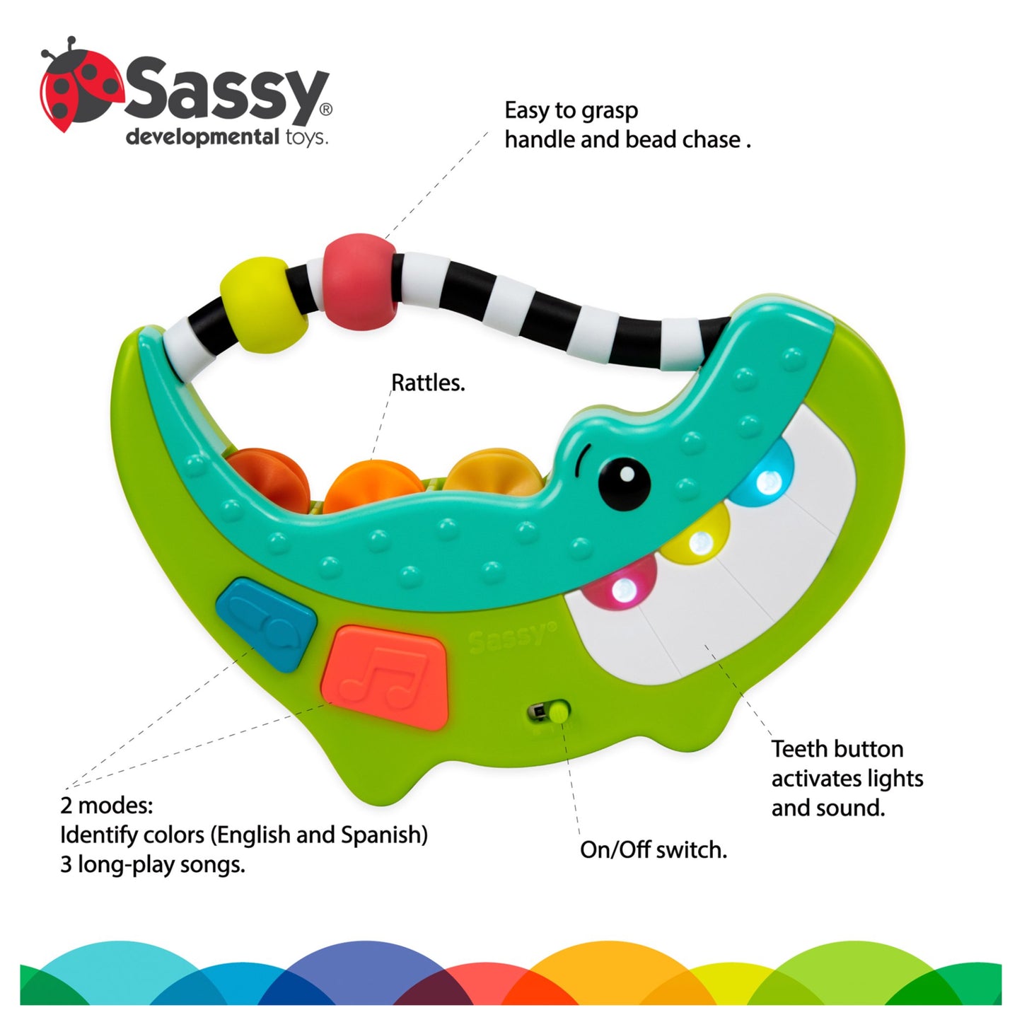 Sassy Rock-a-Dile Musical Toy