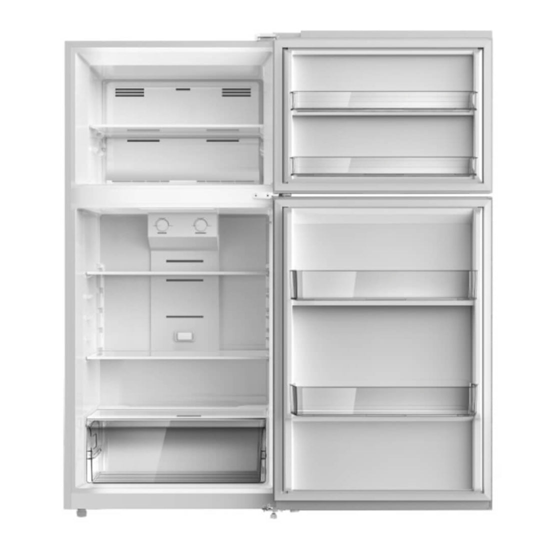 Refrigerador con congelador superior de 14 pies cúbicos Avanti FF14D3S-4 - Acero inoxidable