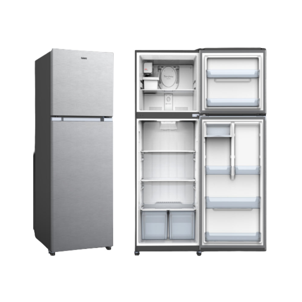 Appliance Basics 18.0 CF TM Refrigerator with Ice Maker and Internal Water Dispenser - Stainless Steel Look