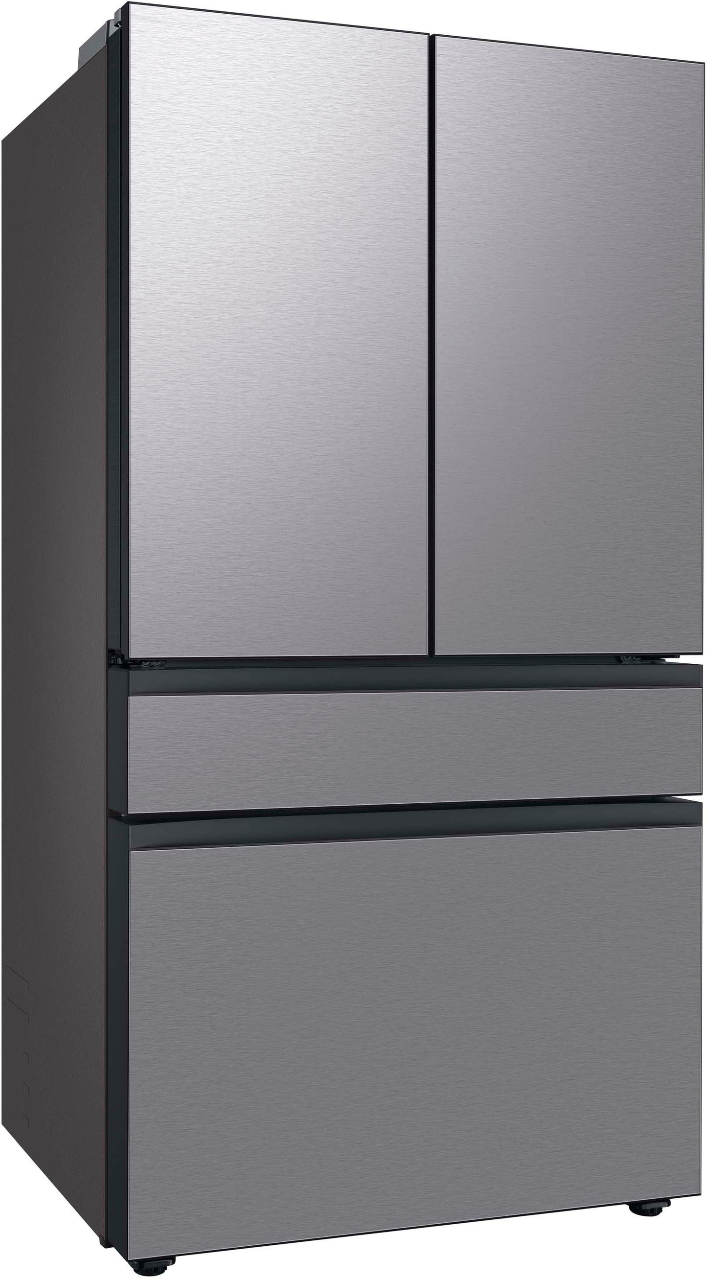 Refrigerador Samsung Bespoke RF29BB8600QL de 29 pies cúbicos y 4 puertas con puertas francesas - Acero inoxidable