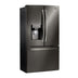 LG LFXS26973D 26 . Smart WiFi Enabled French Door Refrigerator - Black Stainless Steel - Curacao