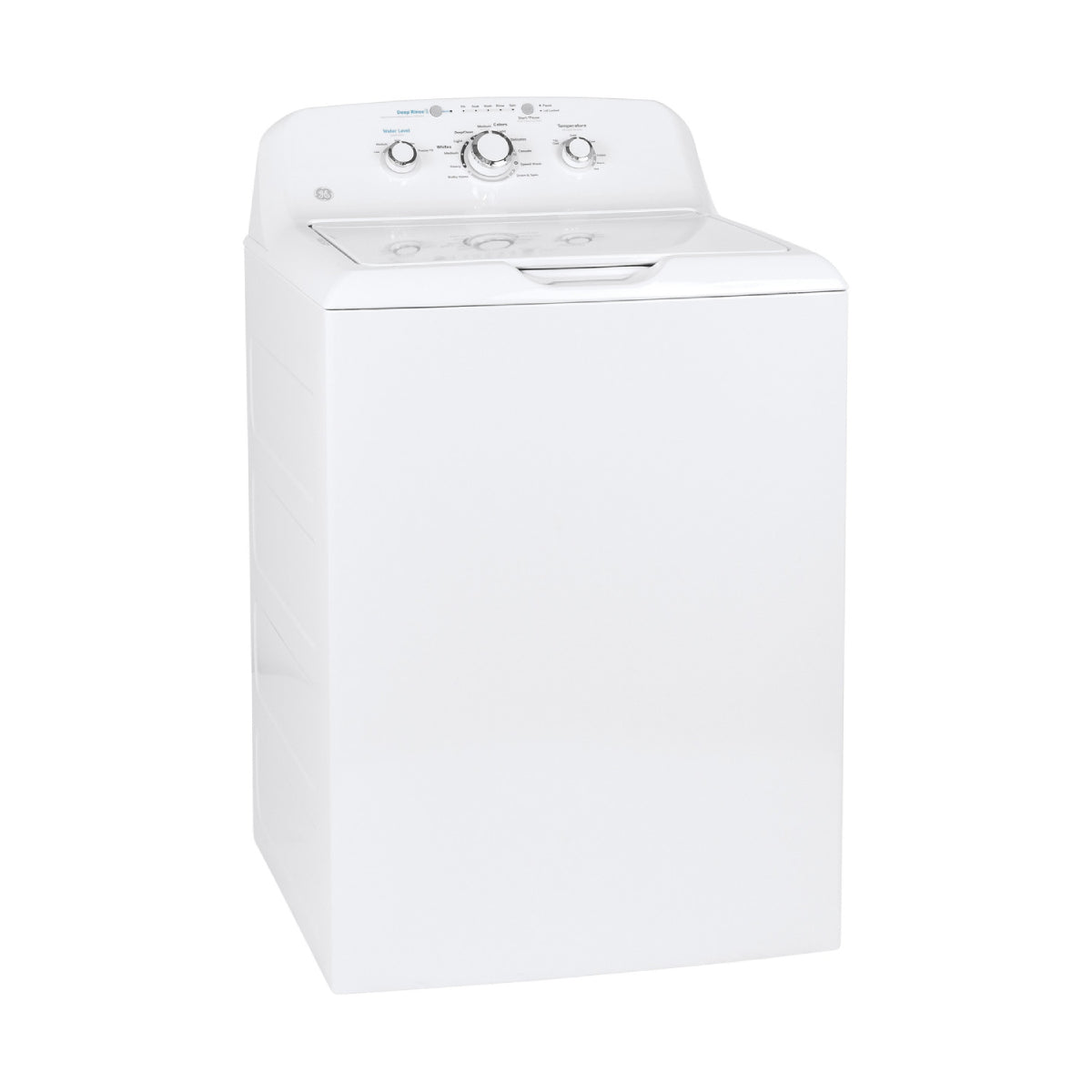 Lavadora de carga superior GE GTW325ASWWW de 4,0 pies cúbicos con control de nivel de agua, color blanco