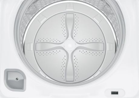 GE GTW500ASNWS 4.6 cu. ft. Top Load Washer with Stainless Steel Basket - White - Curacao