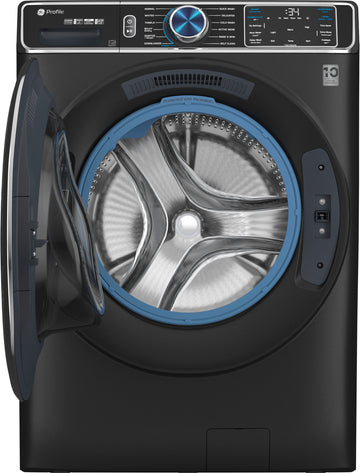 GE Profile - 5.3 cu. ft Smart Front Load Steam Washer with Vent System & Microban Antimicrobial Technology - Carbon Graphite