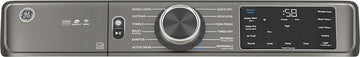 GE GFD65GSPNSN 7.8 cu.ft. Front Load 12-Cycle Gas Dryer with Steam - Satin Nickel