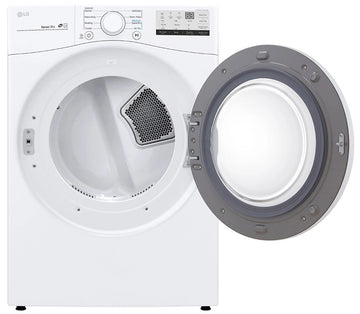 LG DLG3401W 7.4 cu. ft. Front Load Gas Dryer with Sensor Dry - White - Curacao