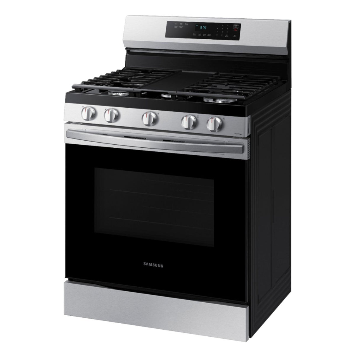 Samsung NX60A6311SS 6.0 cu. ft. Freestanding Gas Range with 18K BTU Dual Power Burner & Self Clean - Stainless Steel