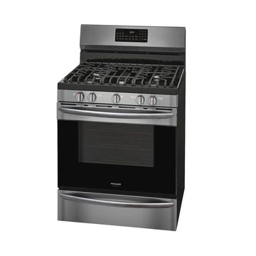 Frigidaire Gallery GCRG3060AD 5.0 cu. ft. Freestanding Gas Range with Air Fry - Black Stainless Steel