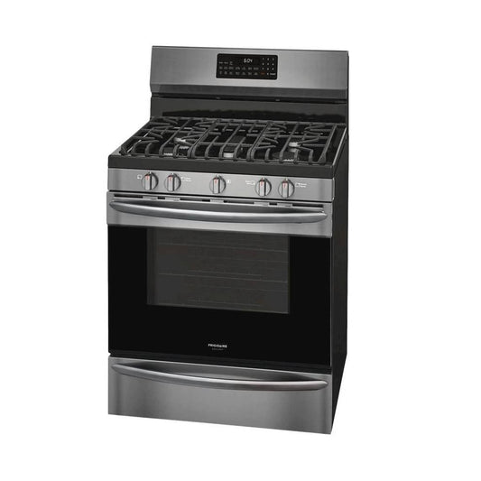 Frigidaire Gallery GCRG3060AD 5.0 cu. ft. Freestanding Gas Range with Air Fry - Black Stainless Steel