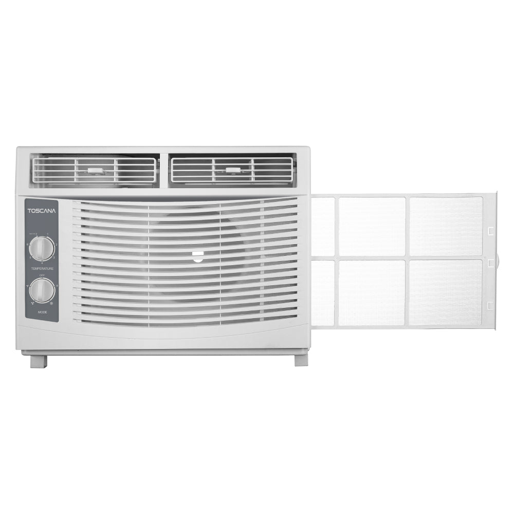 Aire acondicionado de ventana Toscana TWAC10CRD1LT de 5000 BTU, color blanco