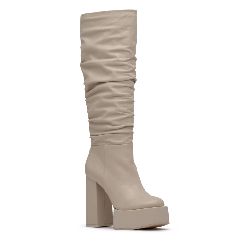 Botas Rosela para mujer de D'Amelio (talla 6,5) - Tiza