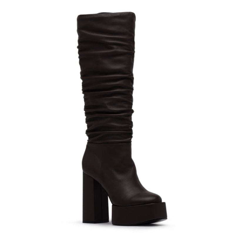 Botas Rosela para mujer de D'Amelio (talla 6,5) - Marrón oscuro