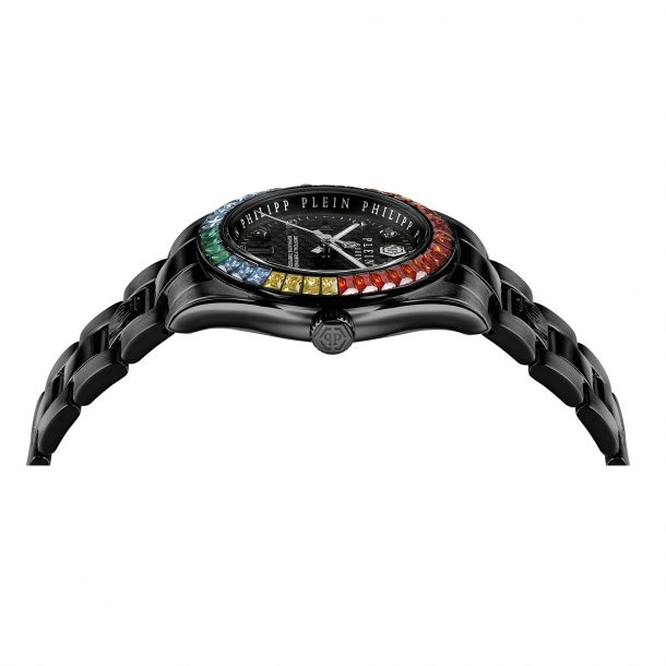 Philipp Plein Women's 36mm Queen Quartz Bracelet Watch - Black