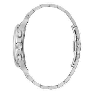 Bulova Curv Men's 44mm Stainless Steel Bracelet Watch - Green Dial
