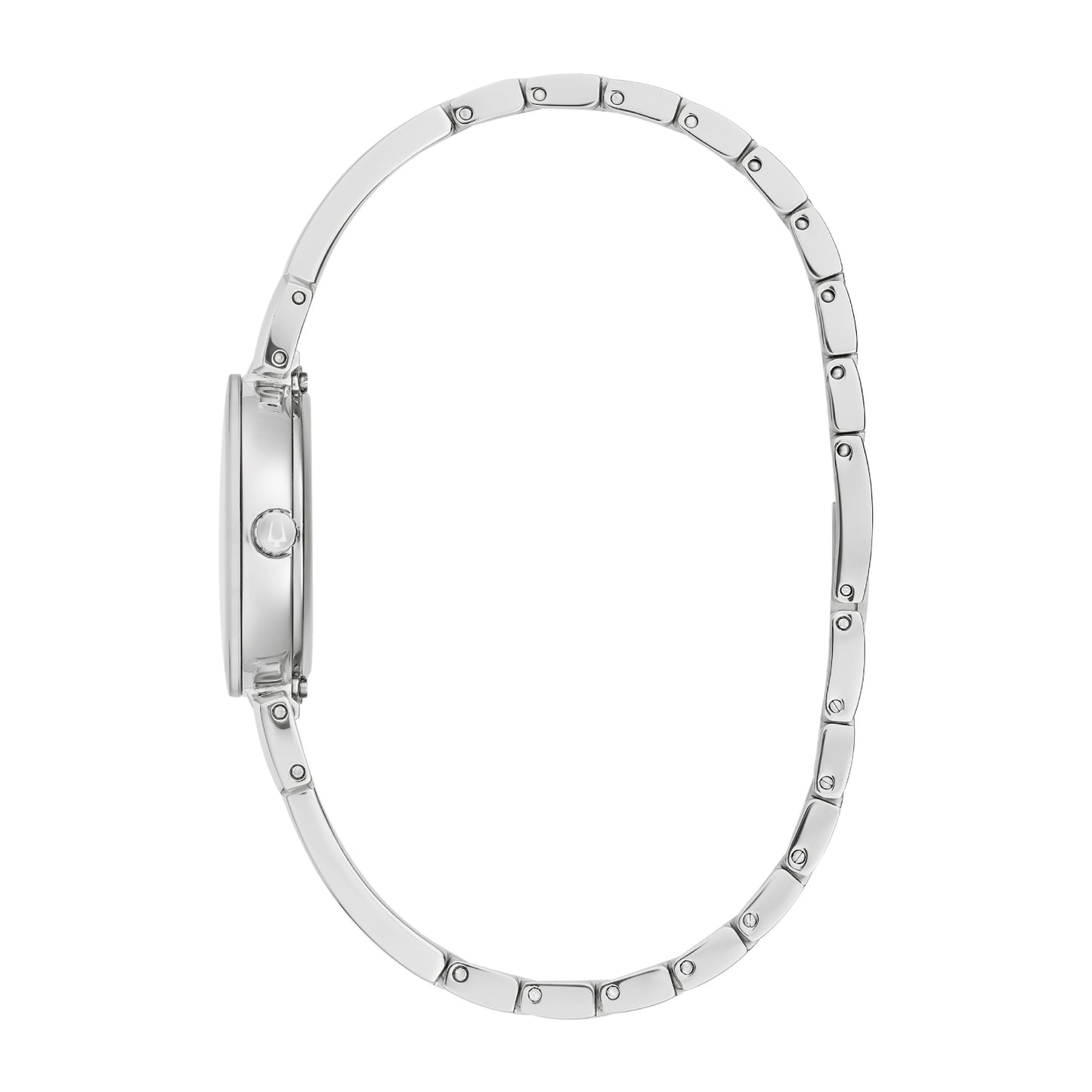 Reloj de pulsera de dos manecillas Bulova Modern Marc Anthony para mujer, 26 mm, plateado