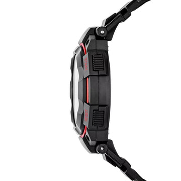 Reloj Skechers Ruhland para hombre con correa digital de 45 mm - Negro