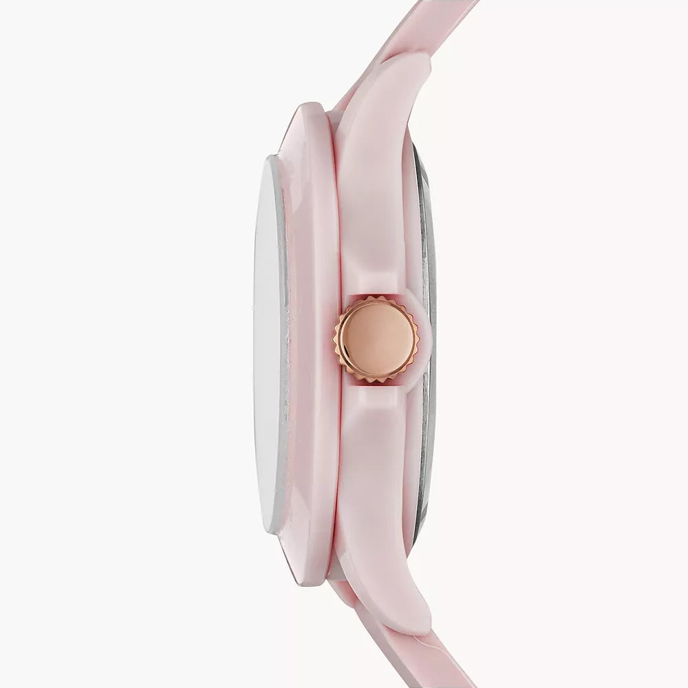 Reloj analógico Skechers Rosencrans para mujer, correa de 40 mm, color rosa