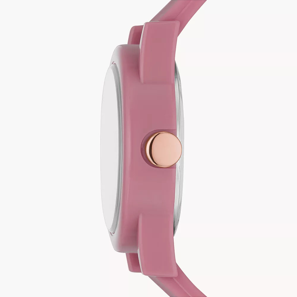 Reloj analógico Skechers Rosencrans para mujer, correa de 30 mm, color rosa