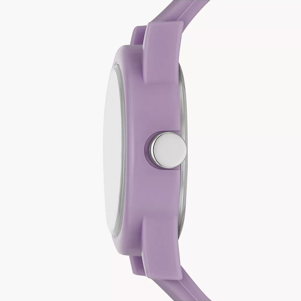 Reloj analógico Skechers Rosencrans para mujer, correa de 30 mm, color morado