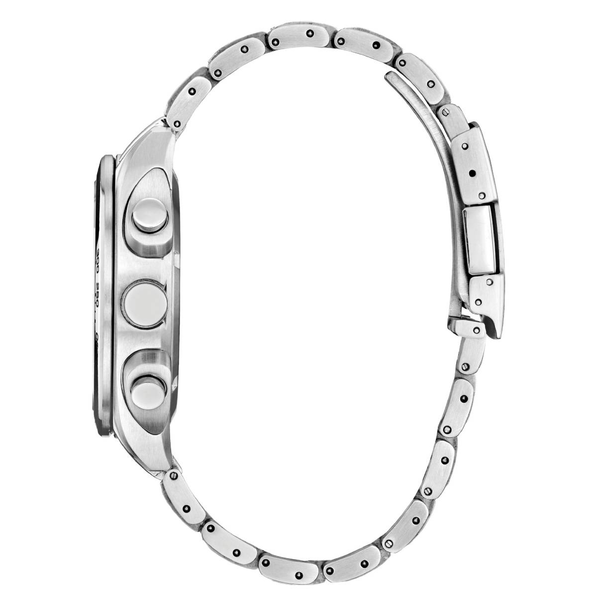 Citizen Carson Men's 43mm Eco-Drive Stainless Steel Bracelet Watch - Black Dial