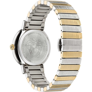 Versace Greca Women's 36mm Quartz Stainless Steel Bracelet Watch
