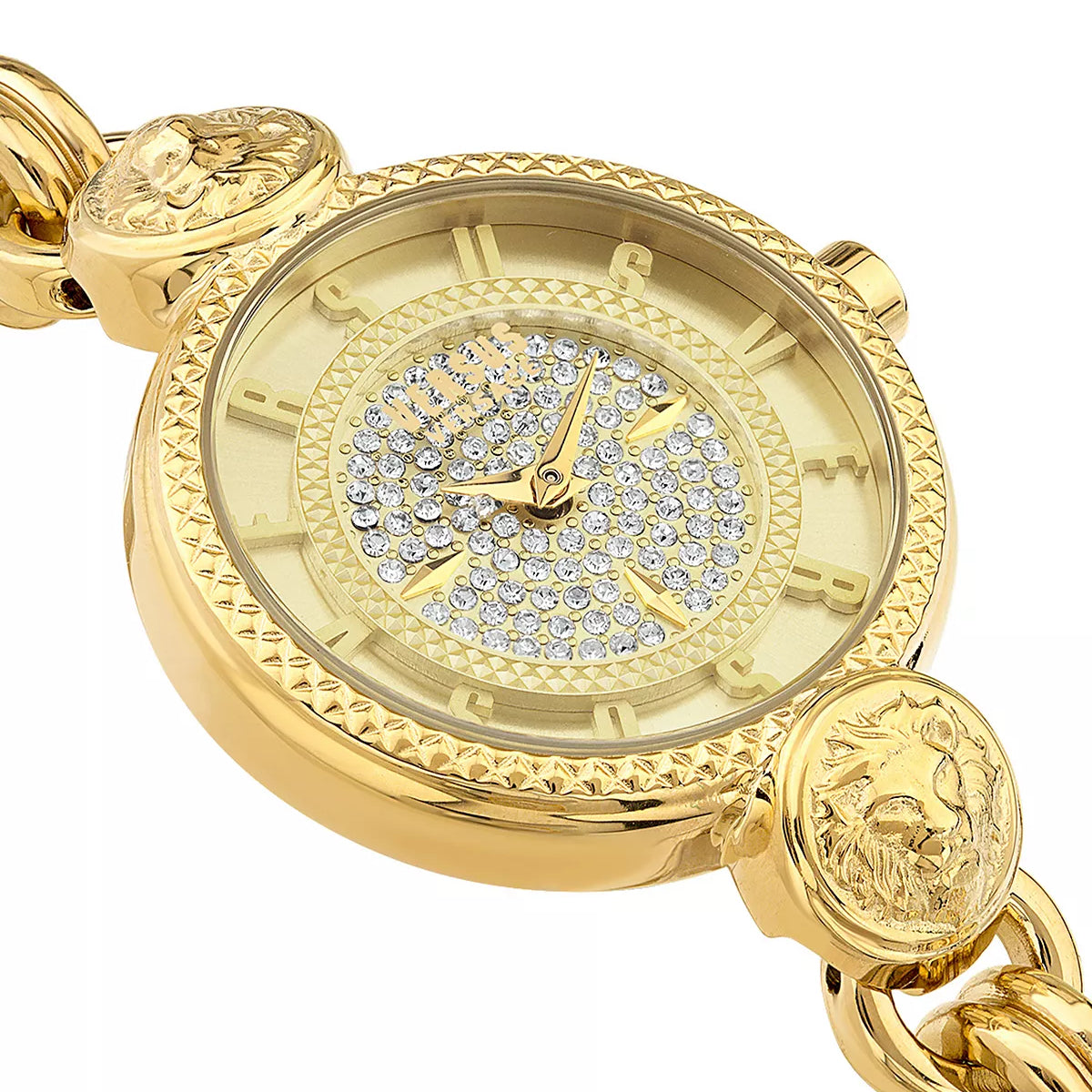 Versus Versace Les Docks Petite Women's 30mm Two-Hand Bracelet Watch - Gold