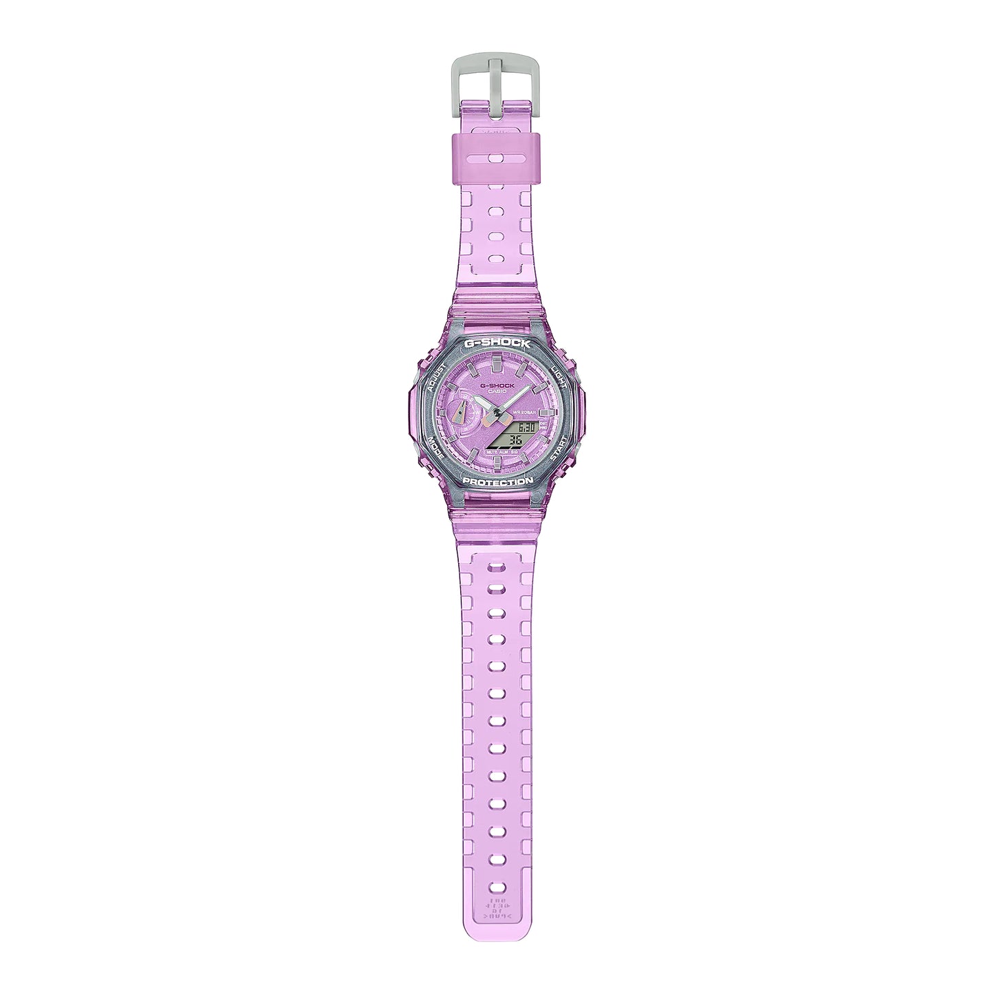 Reloj Casio G-Shock de cuarzo digital analógico con correa de resina de 43 mm para mujer -