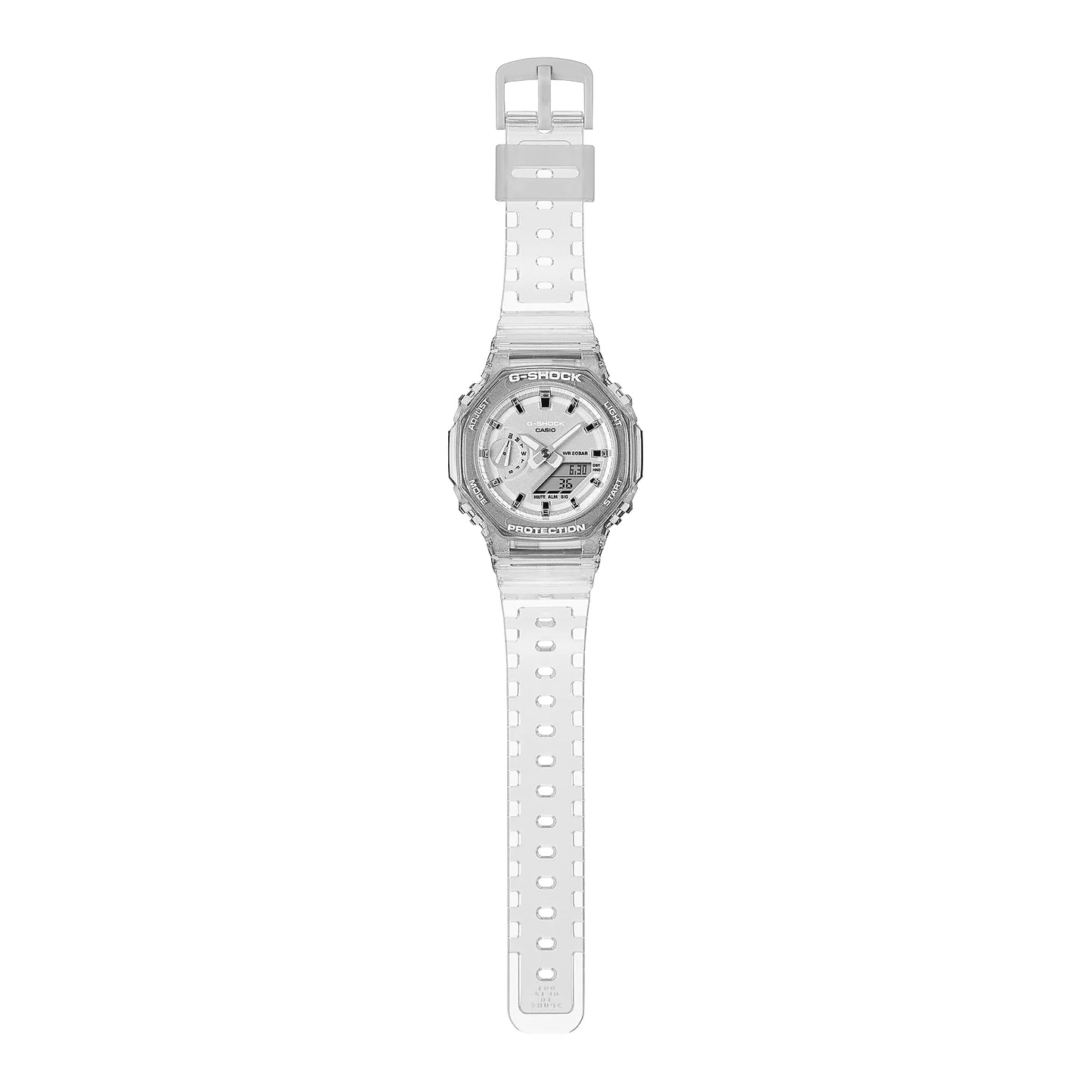 Reloj Casio G-Shock de cuarzo digital y analógico con correa de resina para mujer de 43 mm