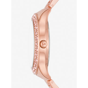 Michael Kors Liliane Women's 36mm Quartz Stainless Steel Bracelet Watch - Pink