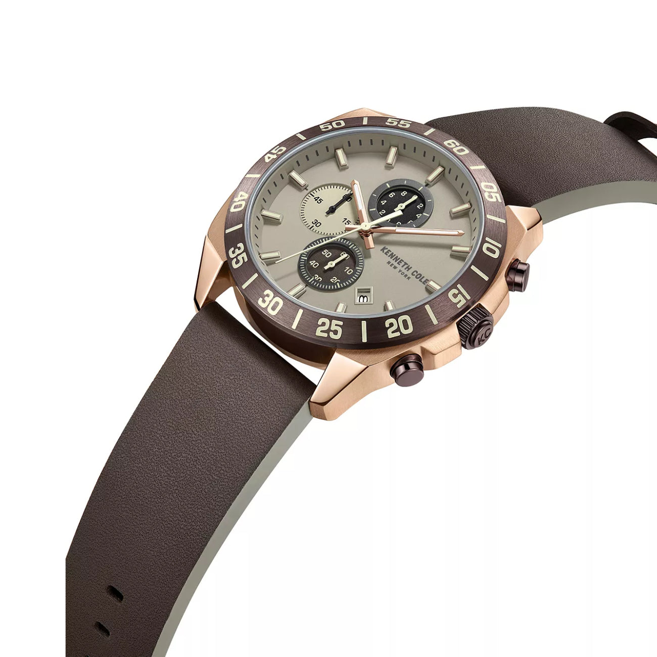 Kenneth Cole Men's 43mm Quartz Watch– Curacao Kenneth Cole Men's 43mm Quartz Watch– Curacao