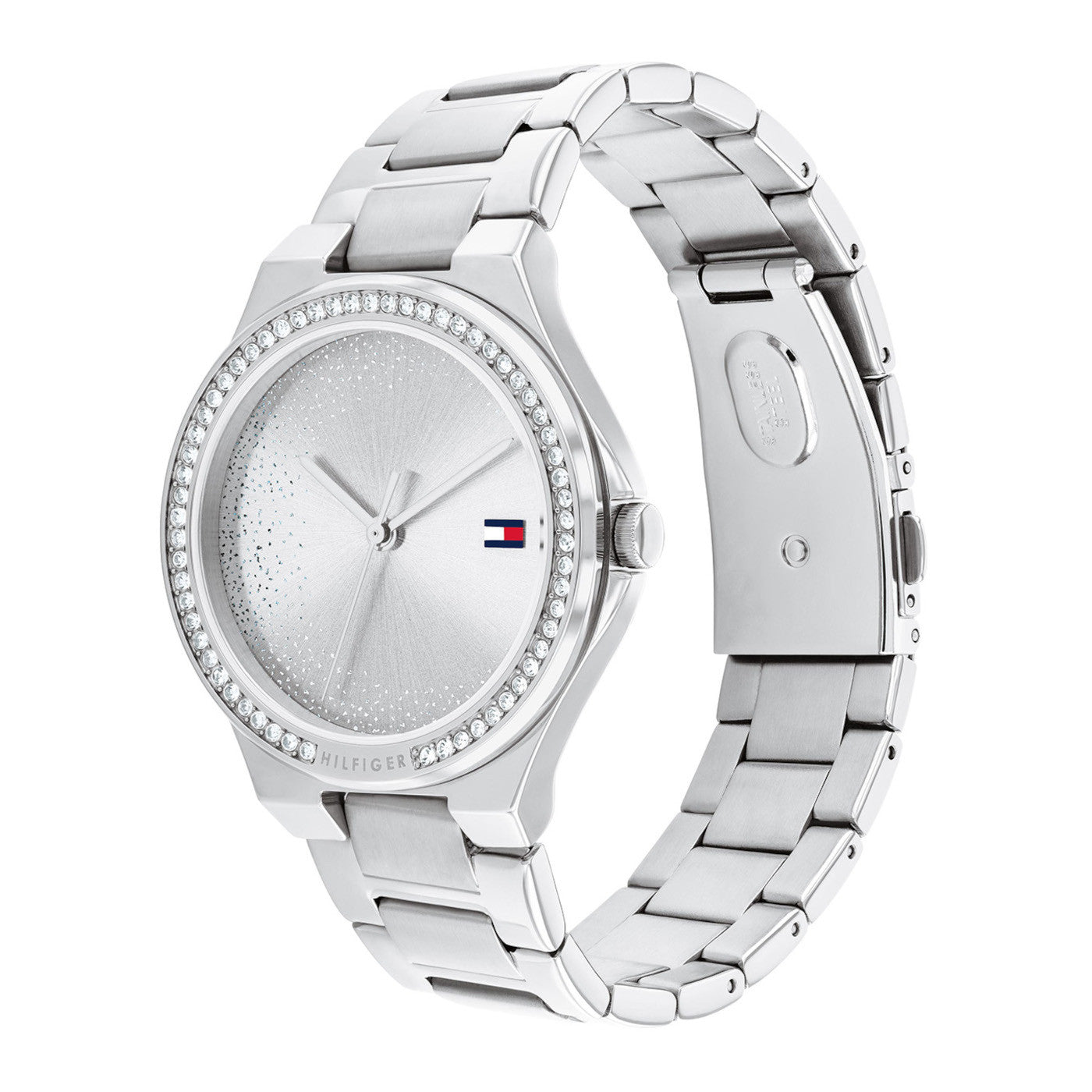 Reloj de pulsera Tommy Hilfiger Juliette para mujer de 36 mm, color plateado