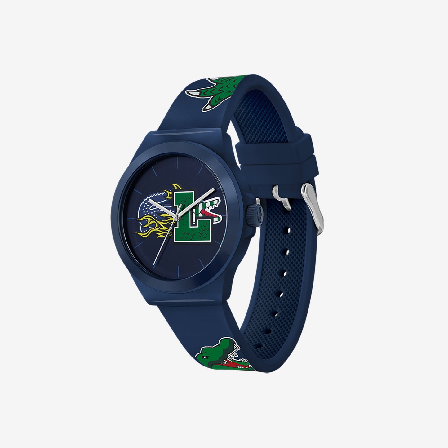 Reloj de cuarzo Lacoste Neocroc de 42 mm para hombre, color azul