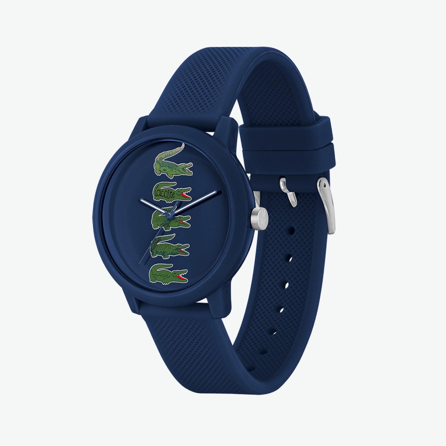 Reloj Lacoste L.12.12 Go para mujer, correa de tres manecillas, 42 mm, azul