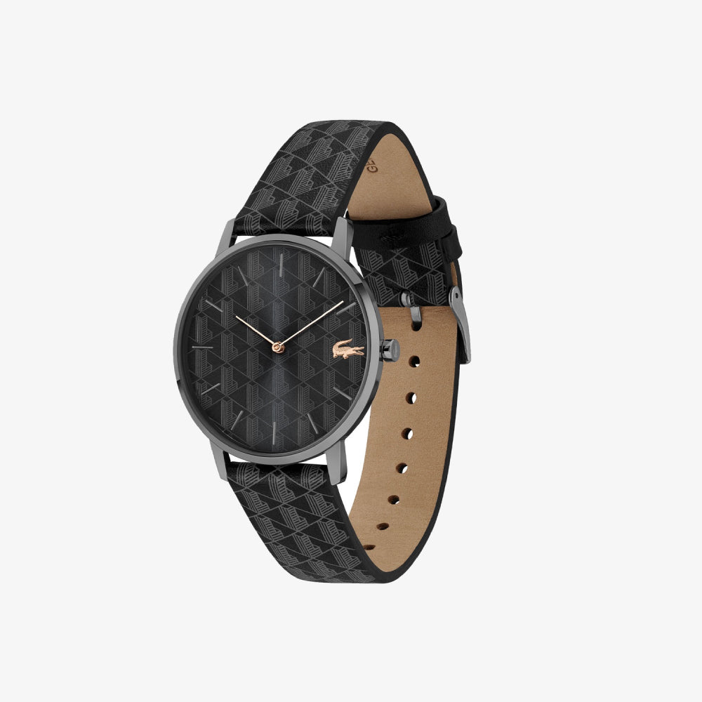 Lacoste Crocorigin 40mm Strap Watch - Black